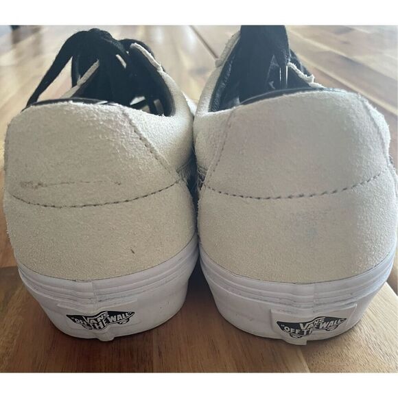 Vans SK8 Low Soft Suede Marshmallow Dalmatian Womens Skate Shoe Sneakerl - Picture 4 of 7